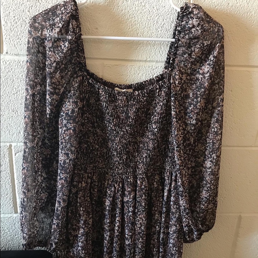 Smocked maxi dress